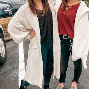 Long boohoo sweater cardigan